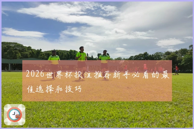 2026世界杯投注推荐新手必看的最佳选择和技巧