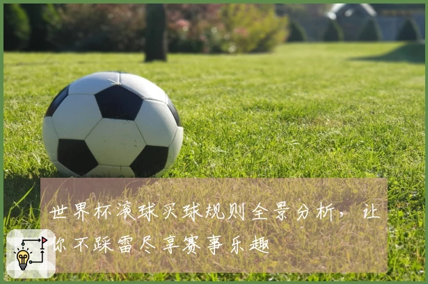 世界杯滚球买球规则全景分析，让你不踩雷尽享赛事乐趣